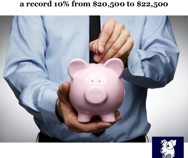 IRS Increases 2023 401k Maximum Deferrals to Record Levels